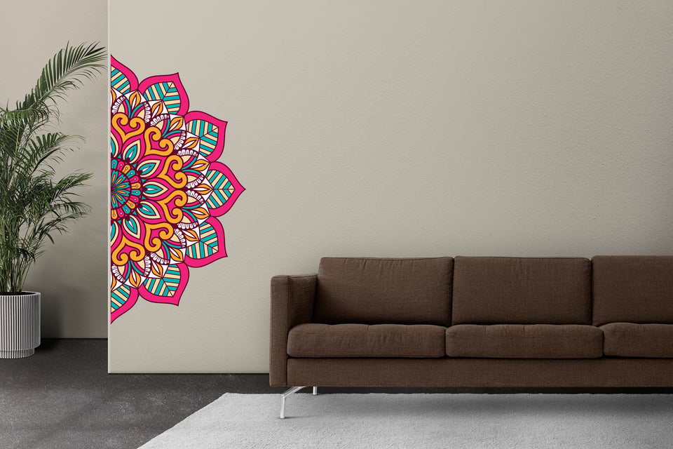 Mandala Floral Decals