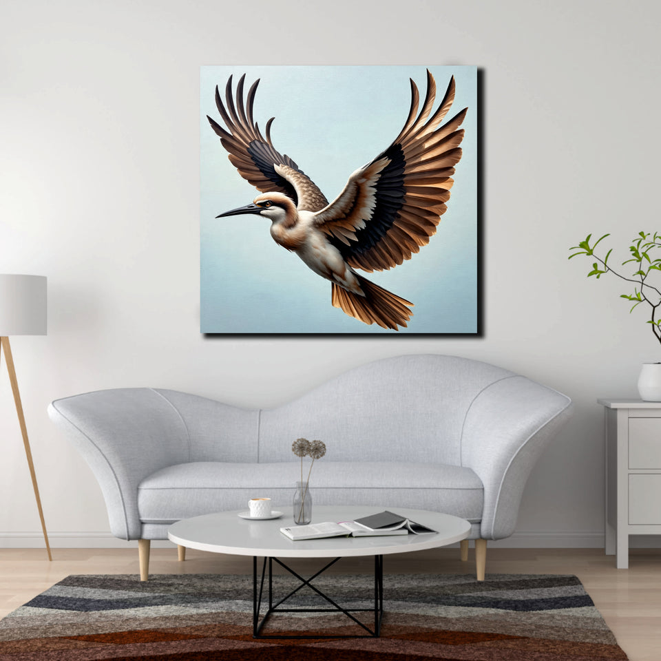 Carrying Dreams on Feathered Wings Canvas Wall Art Stretched Frame Paiting