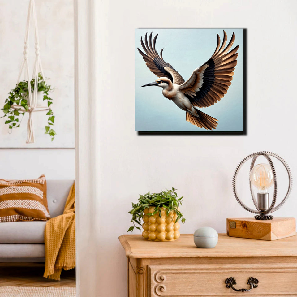 Carrying Dreams on Feathered Wings Canvas Wall Art Stretched Frame Paiting