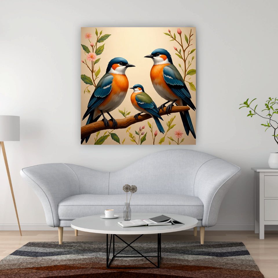 Soaring Grace: Beauty in Motion Canvas Wall Art Stretched Frame Painting