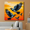 Aerial Elegance — Where Earth Meets Sky Cnavs Wall Art Stretched Frame Painting
