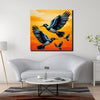 Aerial Elegance — Where Earth Meets Sky Cnavs Wall Art Stretched Frame Painting
