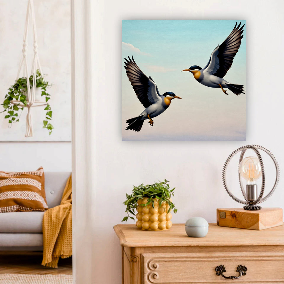 Wings Unbound, Spirit Unleashed Canvas Wall Art Stretched Frame Painting
