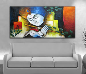 Divine Radiance: Radha & Krishna