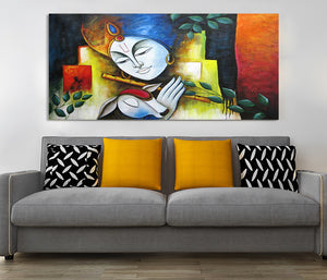 Divine Radiance: Radha & Krishna