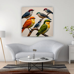 Nature’s melody on canvas Wall Art Stretched Frame Painting