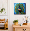 Royal Peacock – Symbol of Beauty & Grace Canvas Wall Art Stretched Frame Painting