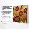 Royal Radiance — A Vision of Love Wreathed in Gold Stretched Frame