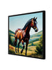 Galloping Elegance – Horse Canvas Wall Black Frame Painting