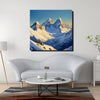 Serenity in the Peaks – Premium Mountain Canvas Wall Art Stretched Frame Painting