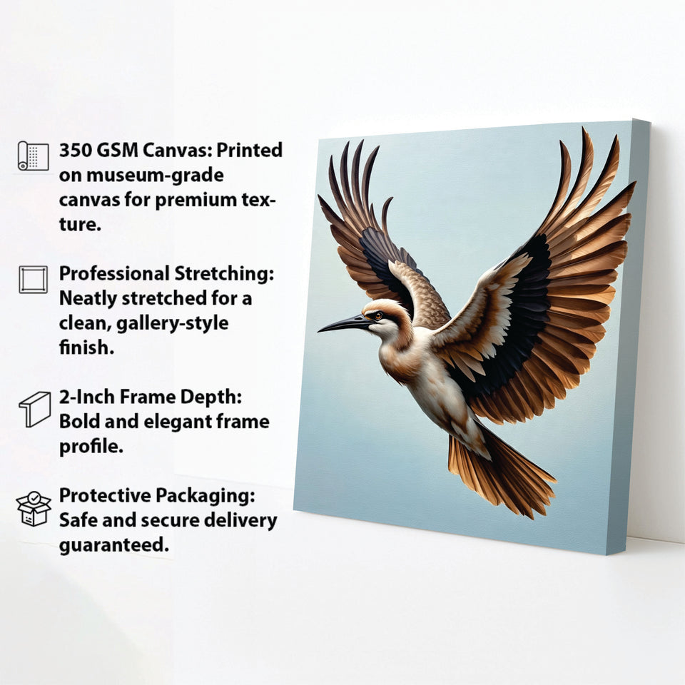 Carrying Dreams on Feathered Wings Canvas Wall Art Stretched Frame Paiting