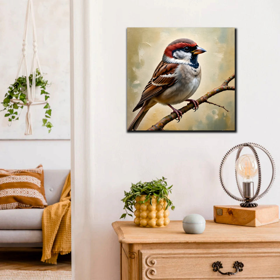 Freedom in Flight – Elegant Birds Canvas Wall Art Stretched Frame Painting