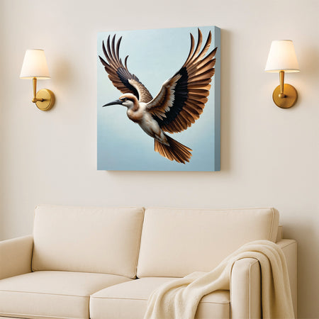 Carrying Dreams on Feathered Wings Canvas Wall Art Stretched Frame Paiting