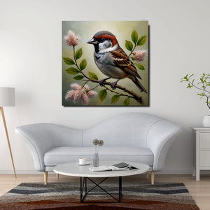 Wings of Joy – Premium Bird Canvas Wall Art Stretched Frame Painting
