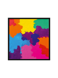 Bold strokes, bold life Canvas Wall Art Black Frame Painting