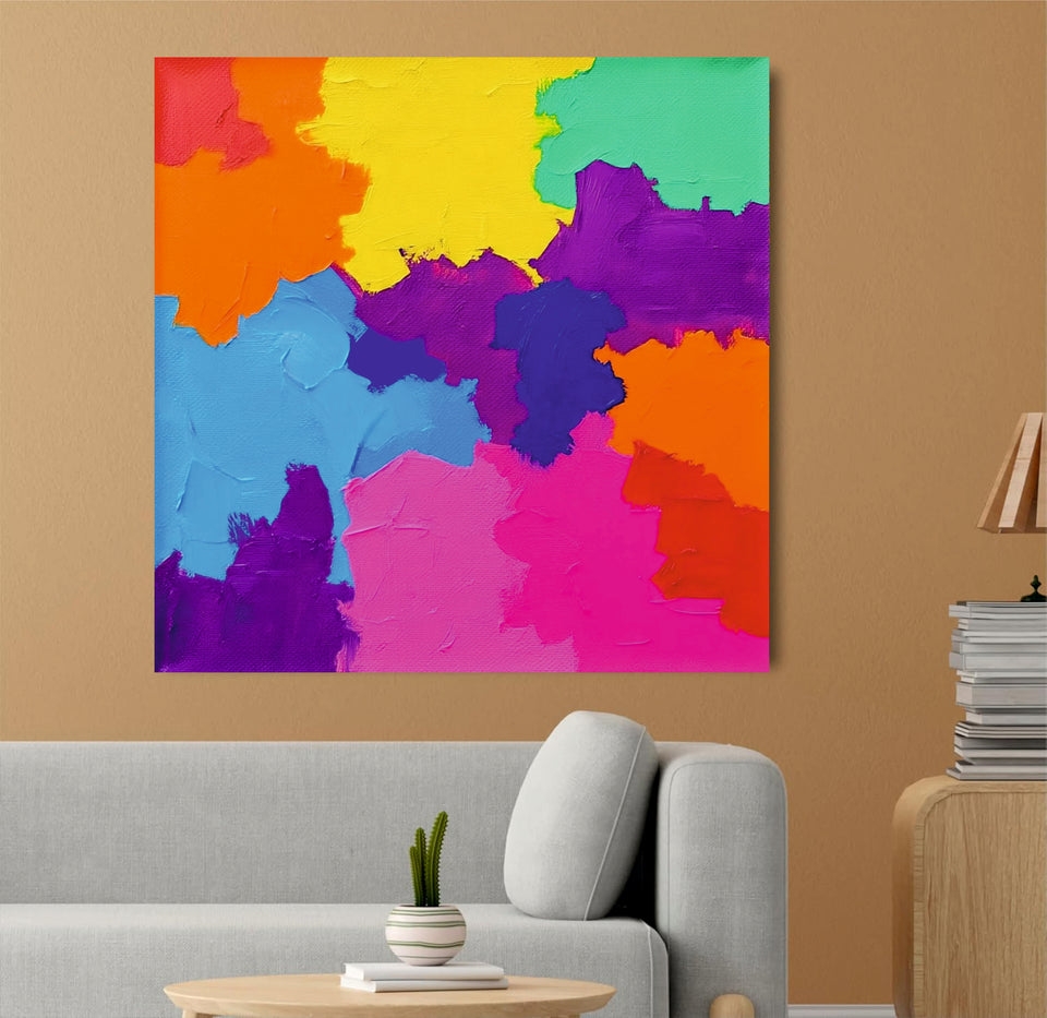 Bold strokes, bold life Canvas Wall Art Stretched Frame Painting