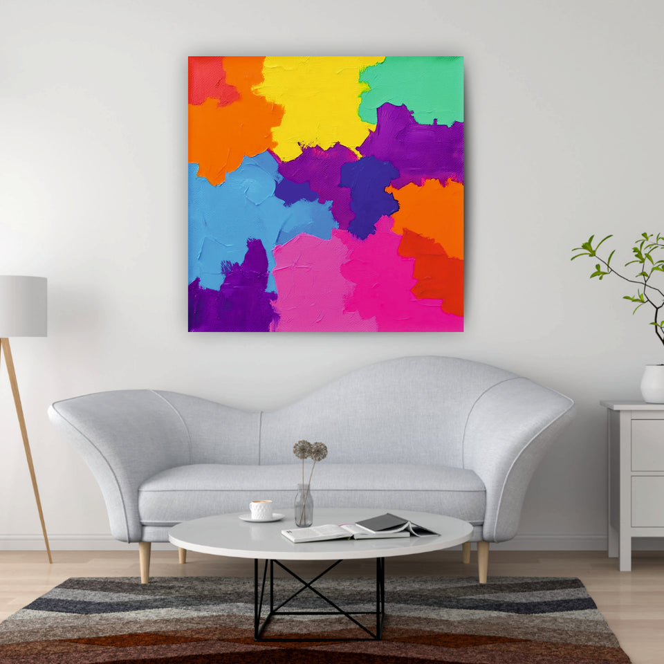 Bold strokes, bold life Canvas Wall Art Stretched Frame Painting
