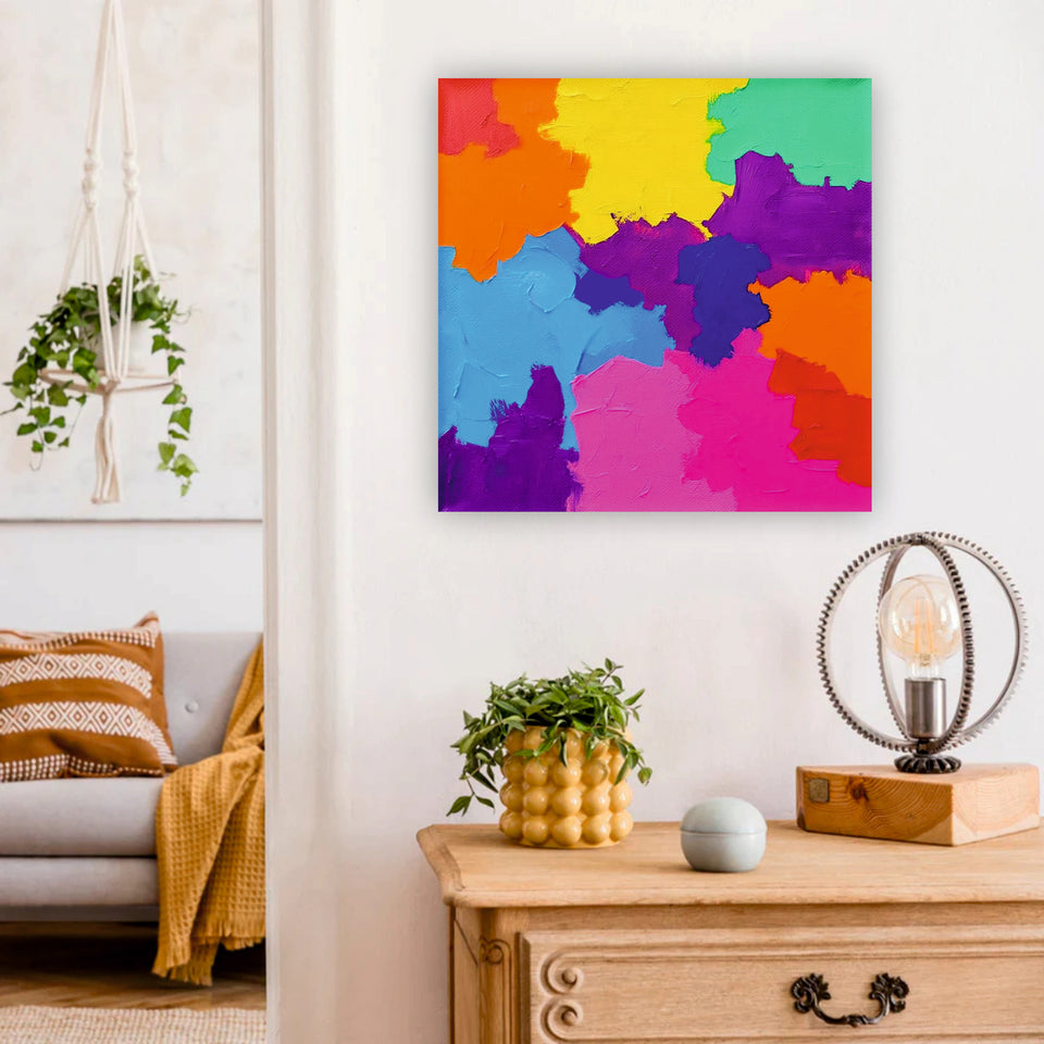 Bold strokes, bold life Canvas Wall Art Stretched Frame Painting