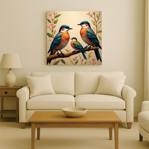 Soaring Grace: Beauty in Motion Canvas Wall Art Stretched Frame Painting