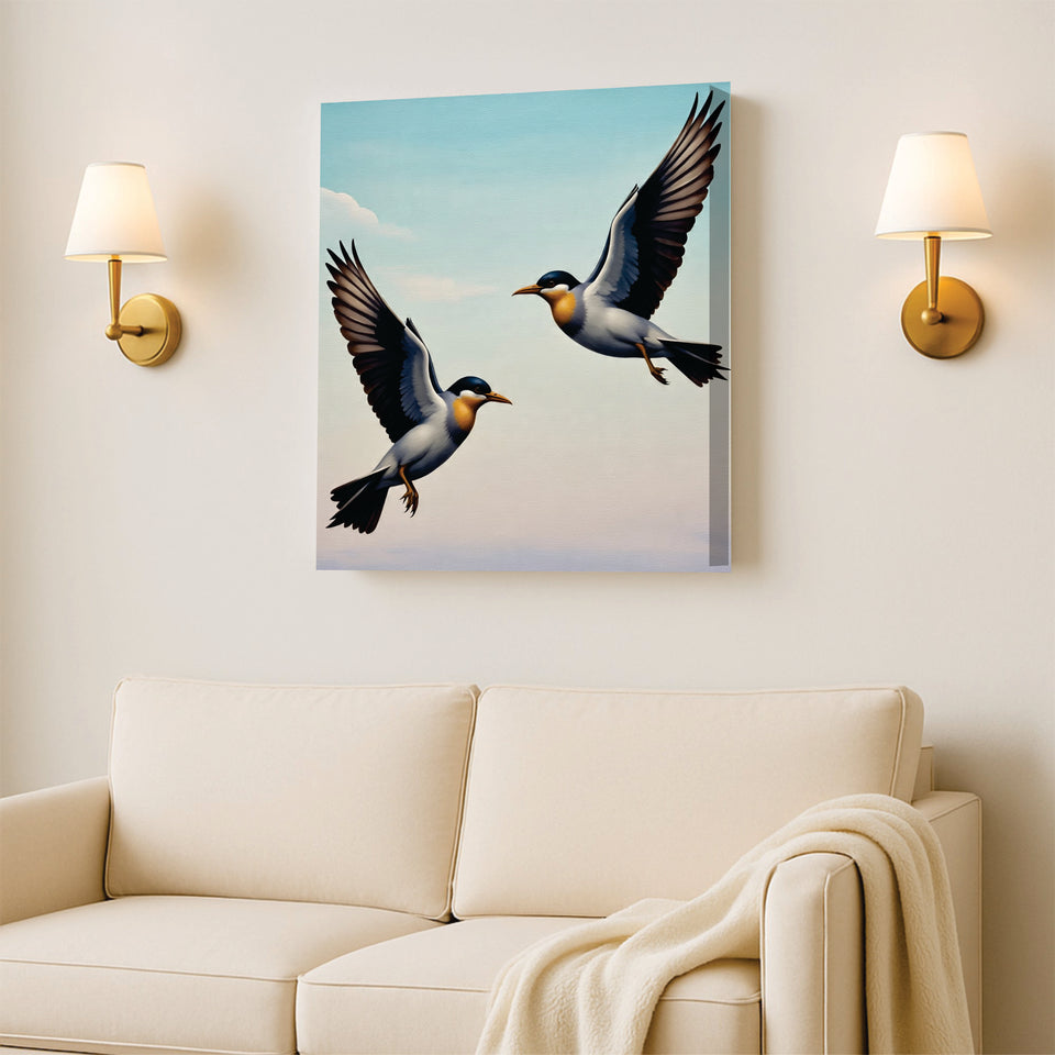Wings Unbound, Spirit Unleashed Canvas Wall Art Stretched Frame Painting