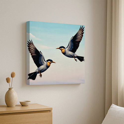 Wings Unbound, Spirit Unleashed Canvas Wall Art Stretched Frame Painting