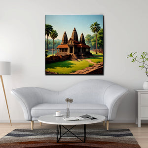 Divine Earth Studio Canvas Wall Art Stretched Frame Painting