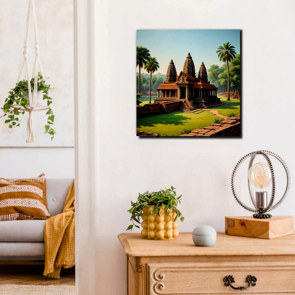 Divine Earth Studio Canvas Wall Art Stretched Frame Painting