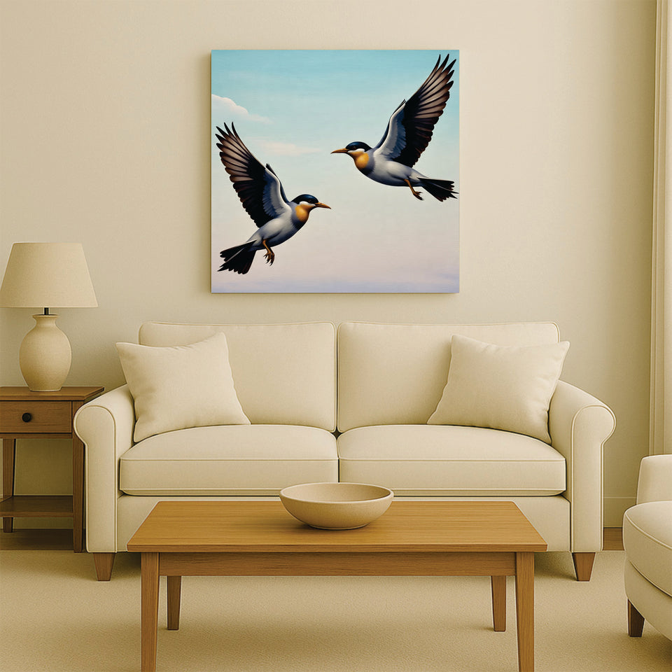 Wings Unbound, Spirit Unleashed Canvas Wall Art Stretched Frame Painting