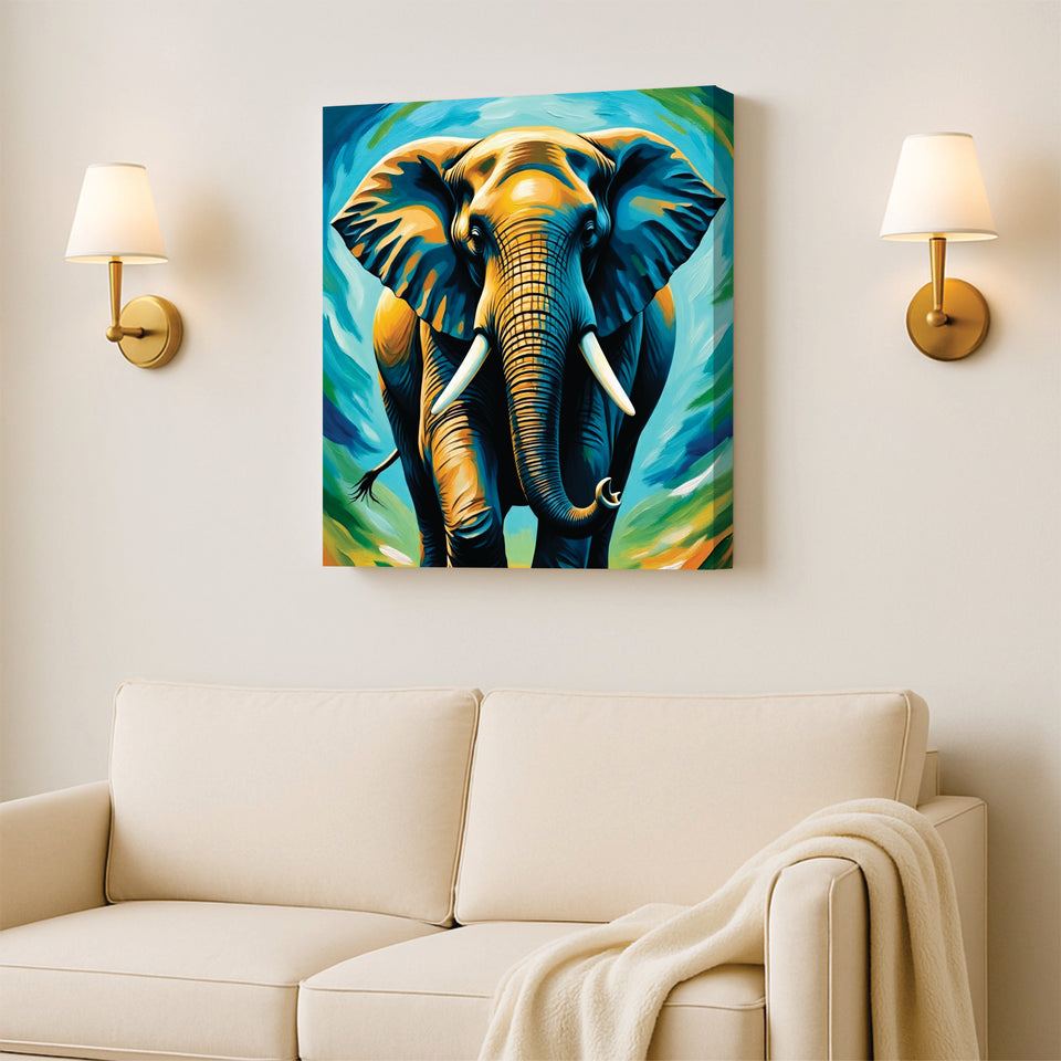 A Calm Presence That Commands the Soul Canvas Wall Art Stretched Frame Painting