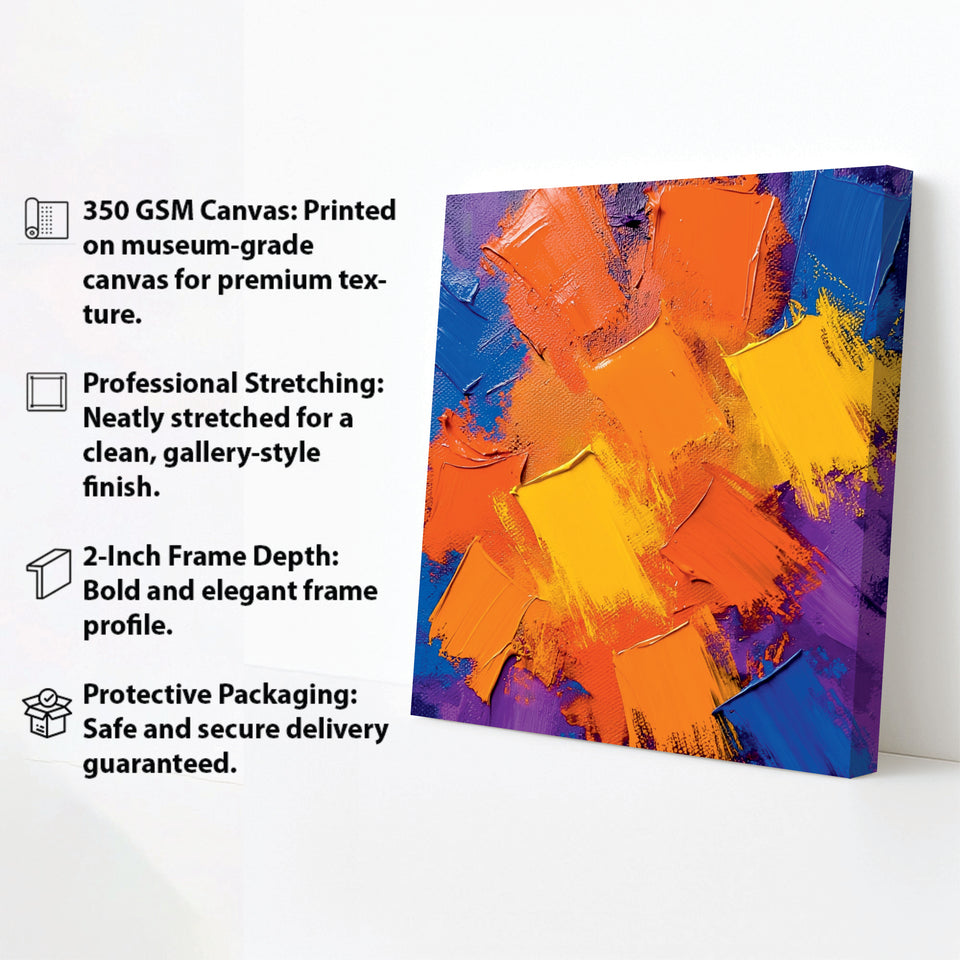 energy meets elegance Canvas Wall Art Stretched Frame Painting