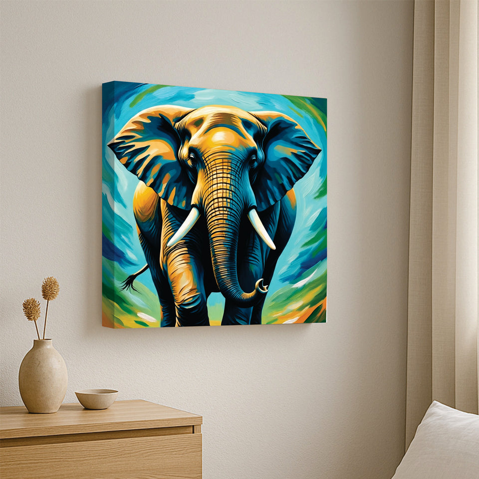 A Calm Presence That Commands the Soul Canvas Wall Art Stretched Frame Painting