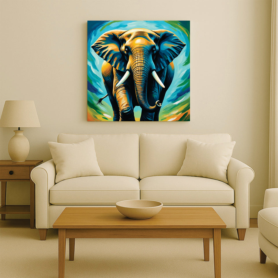 A Calm Presence That Commands the Soul Canvas Wall Art Stretched Frame Painting