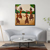 Echoes of Tradition Canvas Wall Art Stretched Frame Painting
