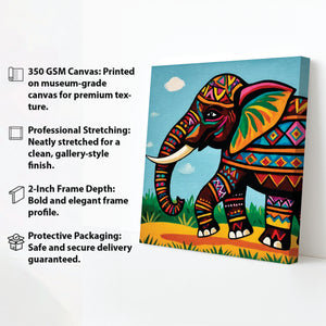Stillness in Motion — The Heartbeat of the Forest Canvas Wall Art Stretched Frame Painting