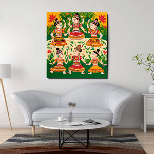 Heritage in Motion Canvas Wall Art Stretched Frame Painting