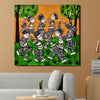 Whispers of the Forest Tribe canvas Wall Art Stretched Frame Painting