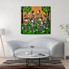 Whispers of the Forest Tribe canvas Wall Art Stretched Frame Painting