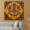 The Dancing Ancestors Canvas Wall Art Stretched Frame Painting