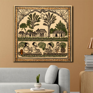 Spirits in Motion Canvas Wall Art Stretched Frame Painting