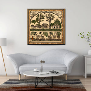 Spirits in Motion Canvas Wall Art Stretched Frame Painting