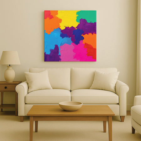 Bold strokes, bold life Canvas Wall Art Stretched Frame Painting