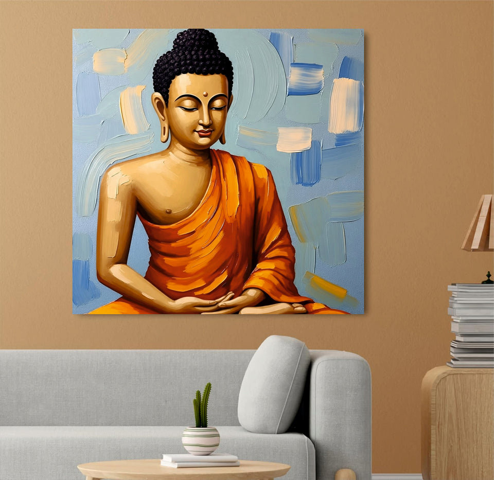 Serenity in Stillness Canvas Wall Art Stretched Frame Painting