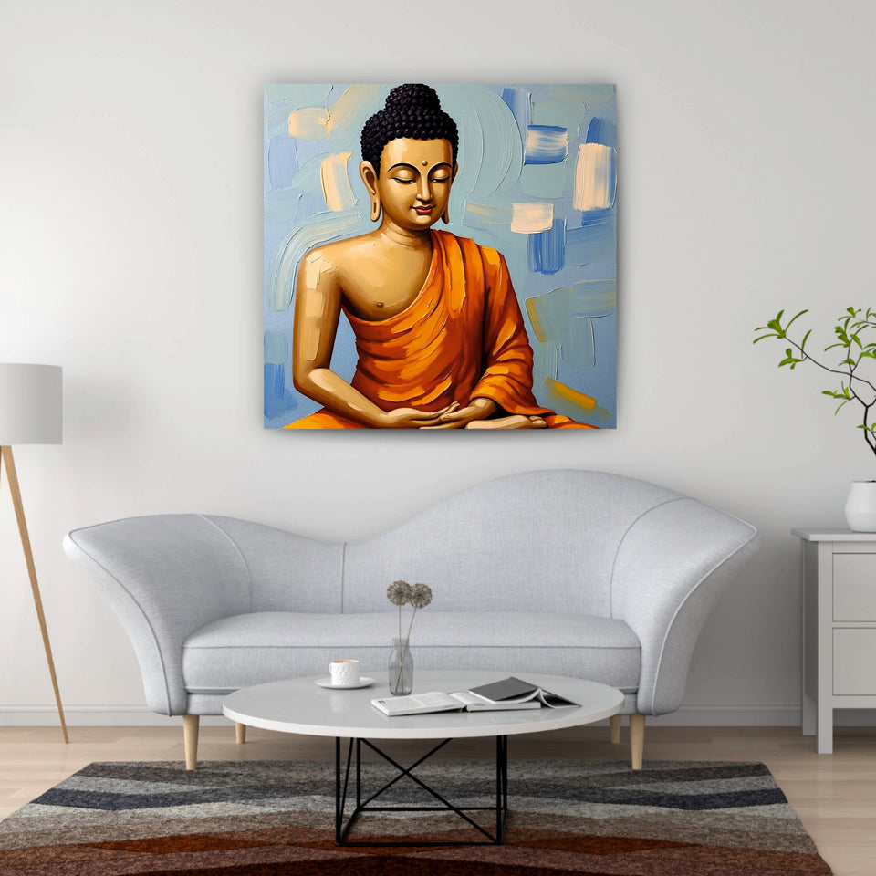 Serenity in Stillness Canvas Wall Art Stretched Frame Painting