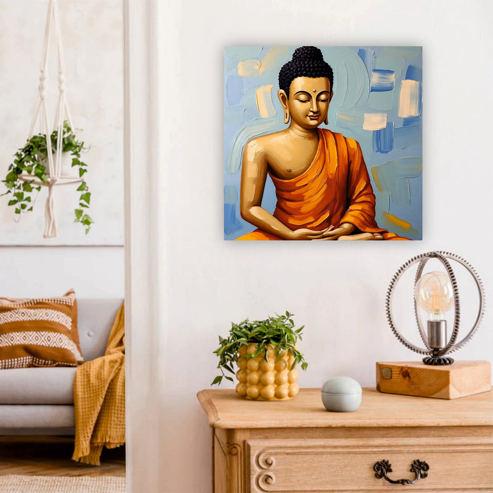 Serenity in Stillness Canvas Wall Art Stretched Frame Painting