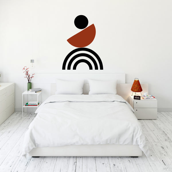 Round hemisphere Shape Decal