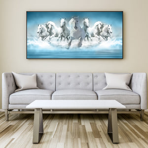 Imagine Seven Running Horse Canvas Wall Panting