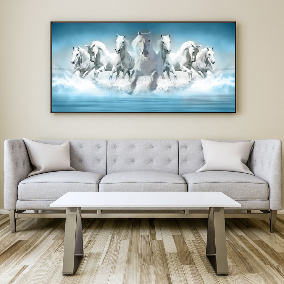 Imagine Seven Running Horse Canvas Wall Panting