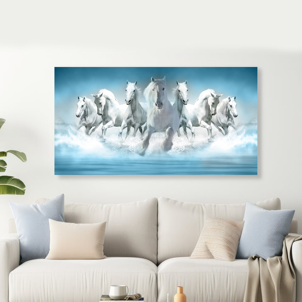 Imagine Seven Running Horse Canvas Wall Panting