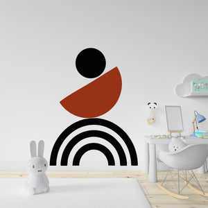 Round hemisphere Shape Decal