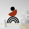 Round hemisphere Shape Decal